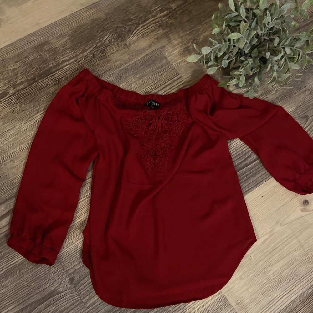 Off the shoulder blouse